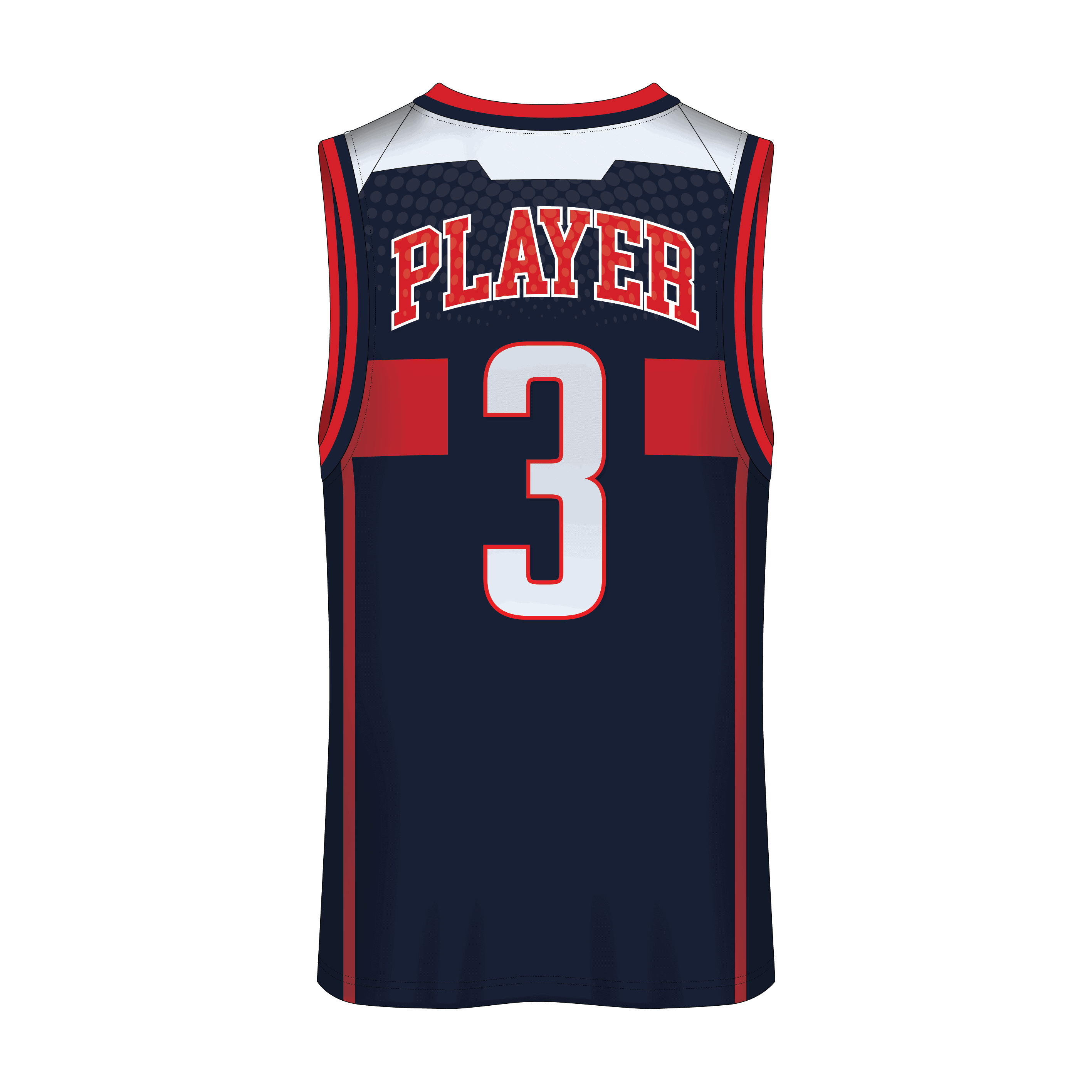 V-Neck Men Custom Basketball Jerseys BKBJR2008 - Image 4