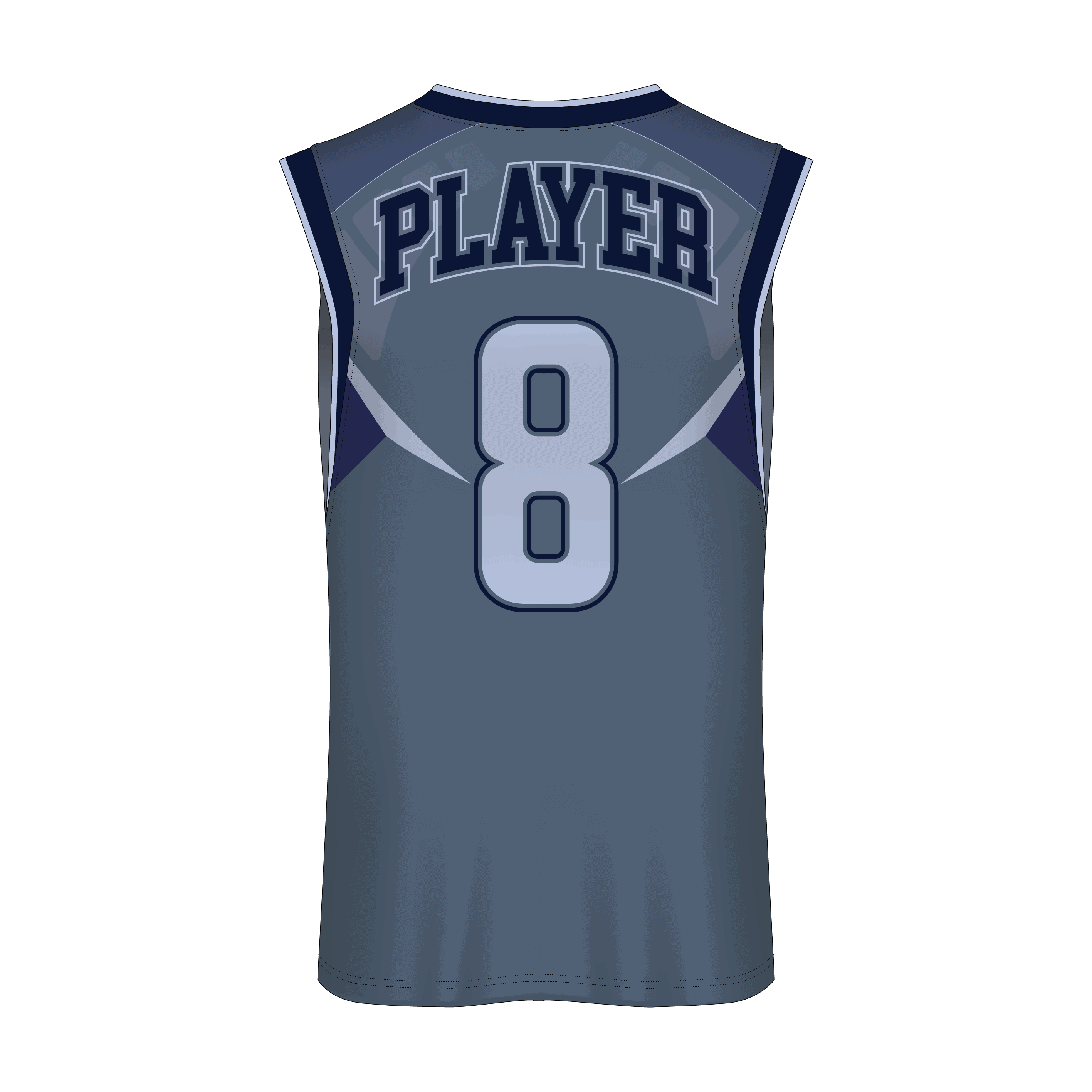 V-Neck Men Custom Basketball Jerseys BKBJR2010 - Image 4