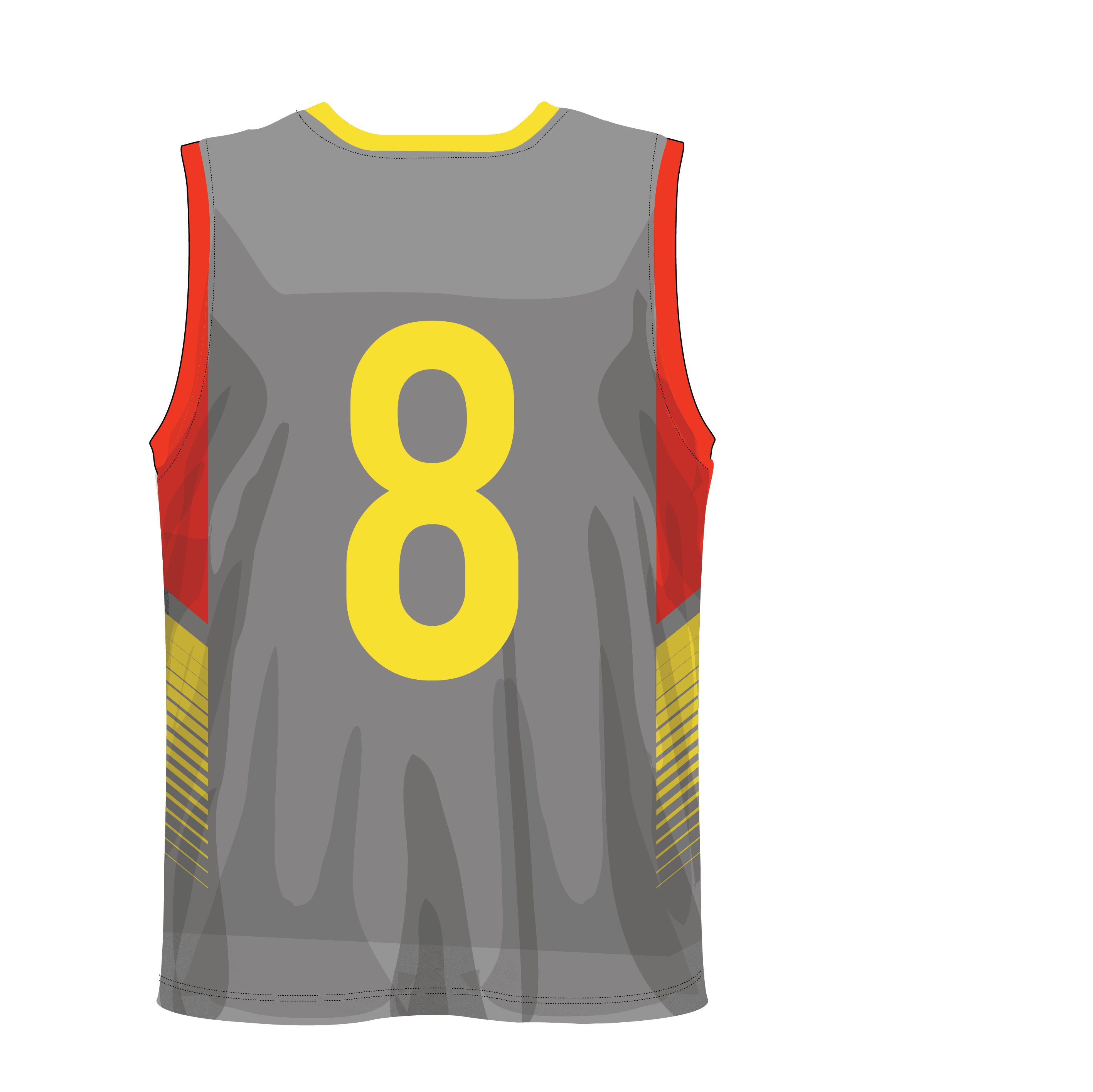 V-Neck Men custom Basketball Jerseys BKBJR2007 - Image 10
