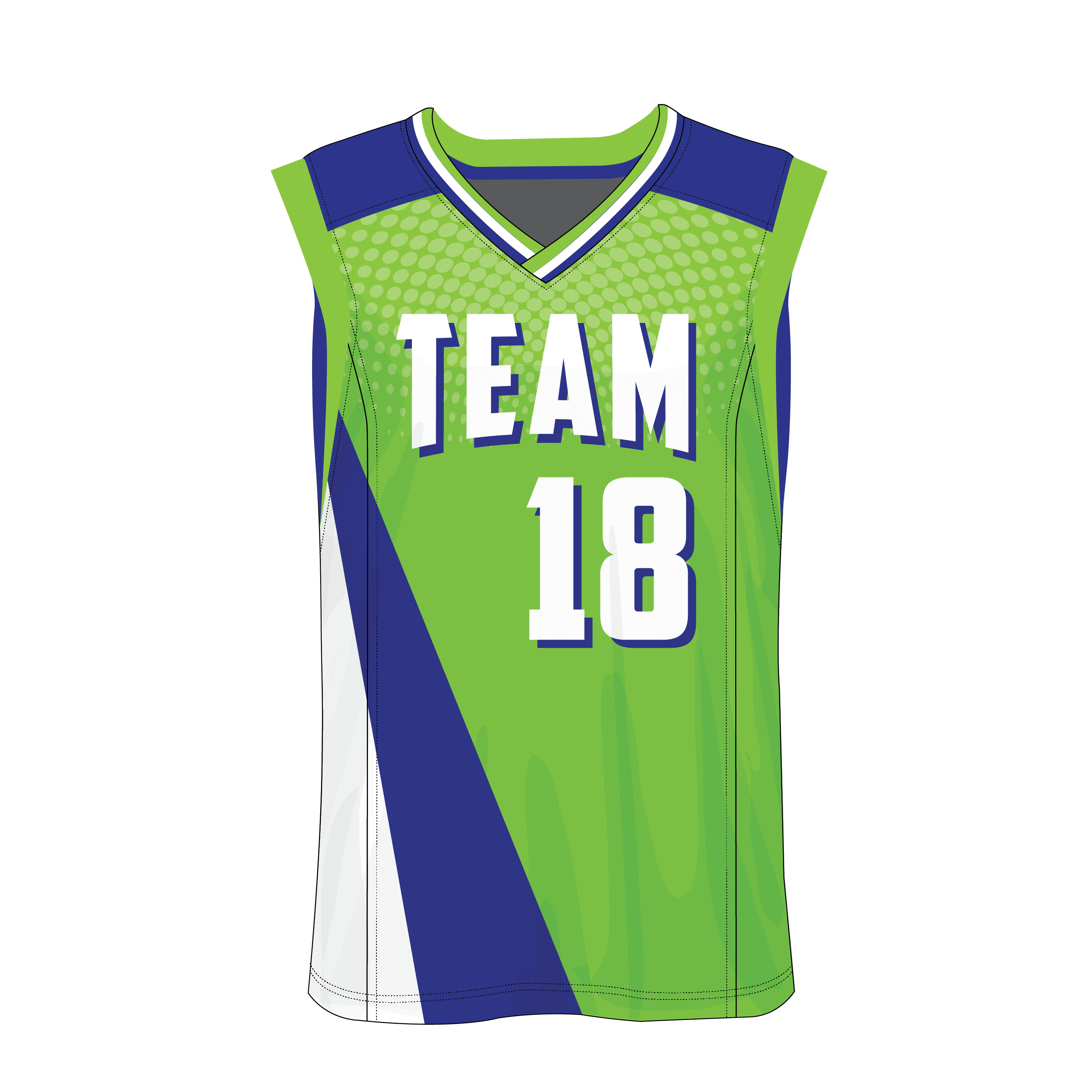 V-Neck Men Custom Basketball Jerseys BKBJR2009 - Image 13