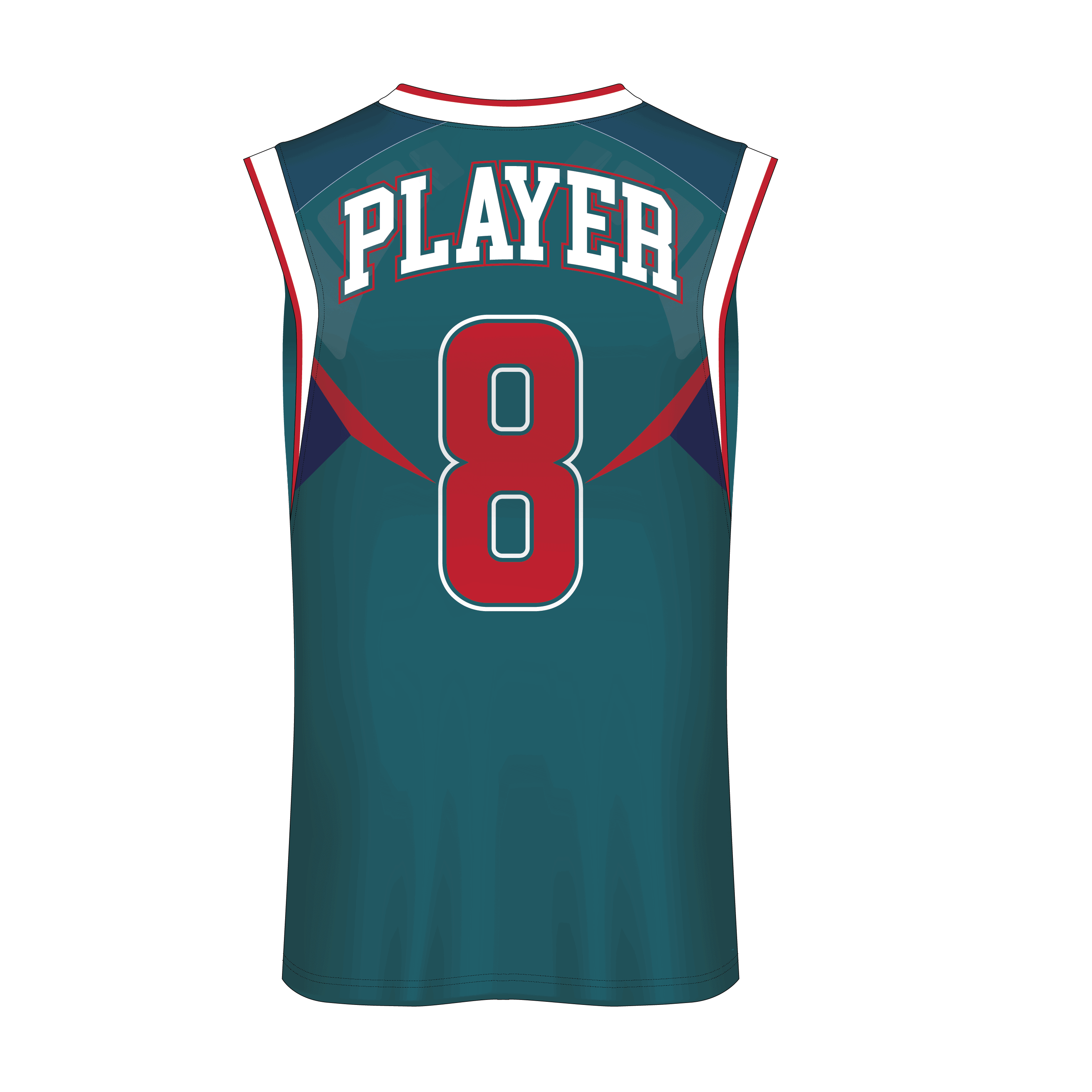V-Neck Men Custom Basketball Jerseys BKBJR2010 - Image 6
