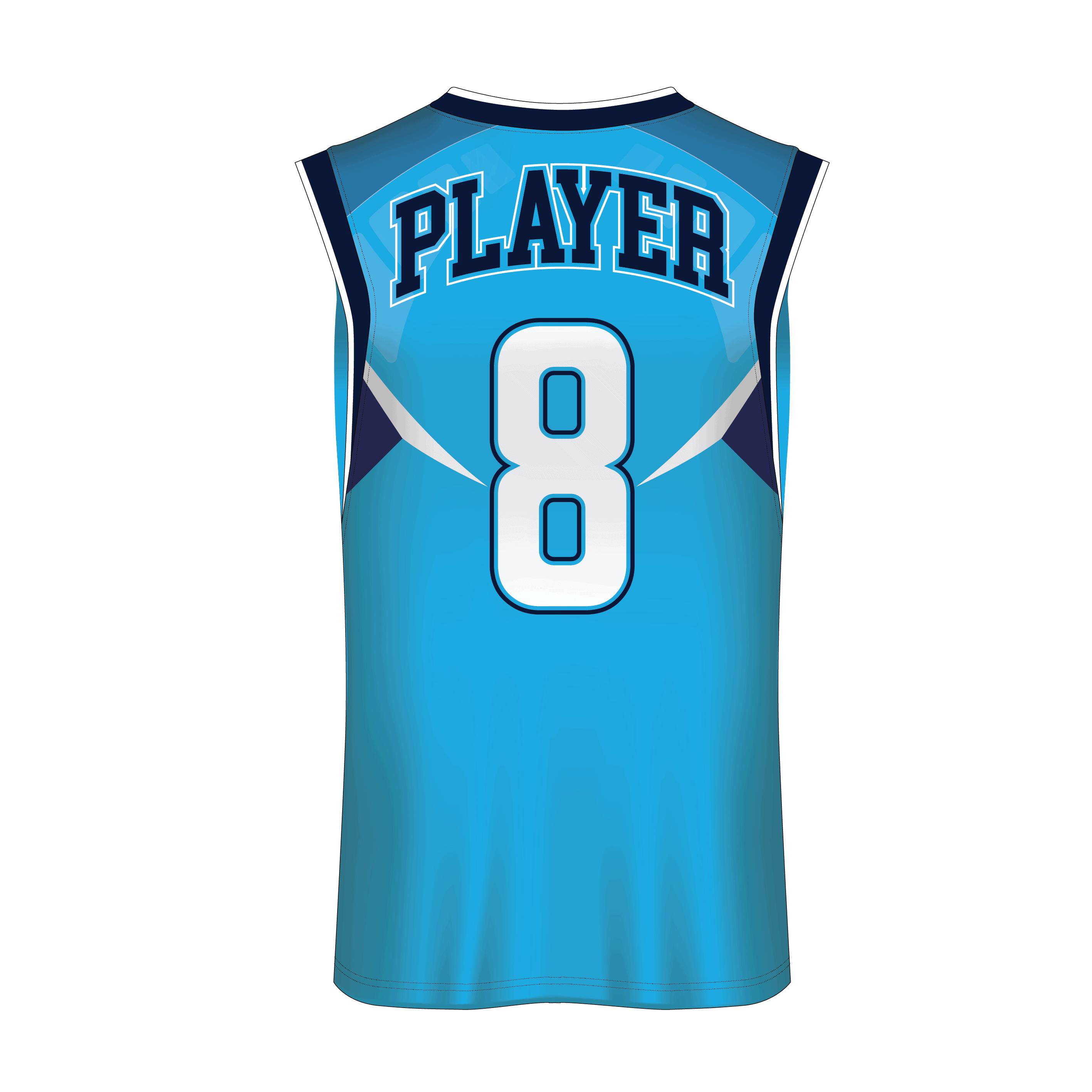 V-Neck Men Custom Basketball Jerseys BKBJR2010 - Image 12