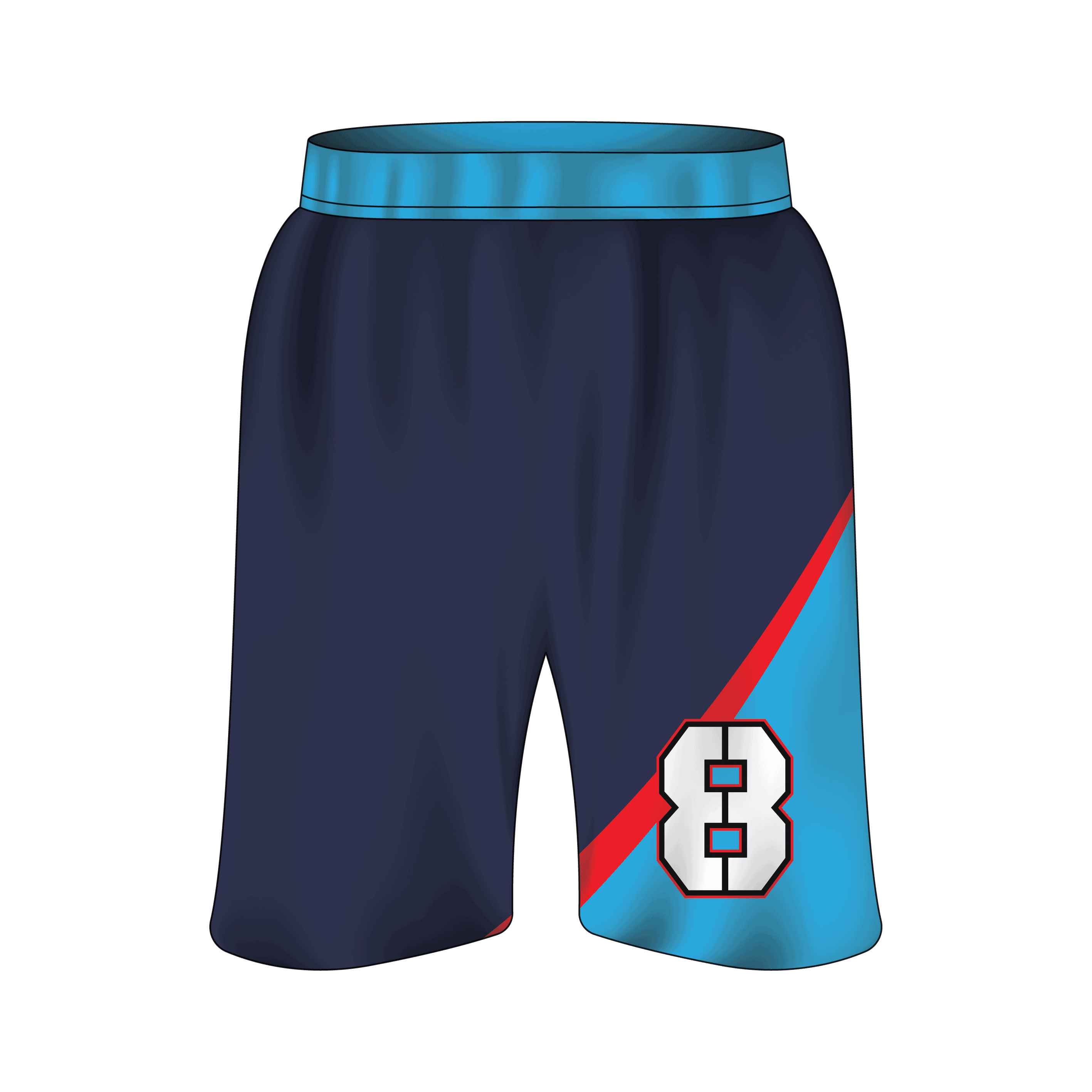 Custom Basketball Shorts BKBSO2101 - Image 2