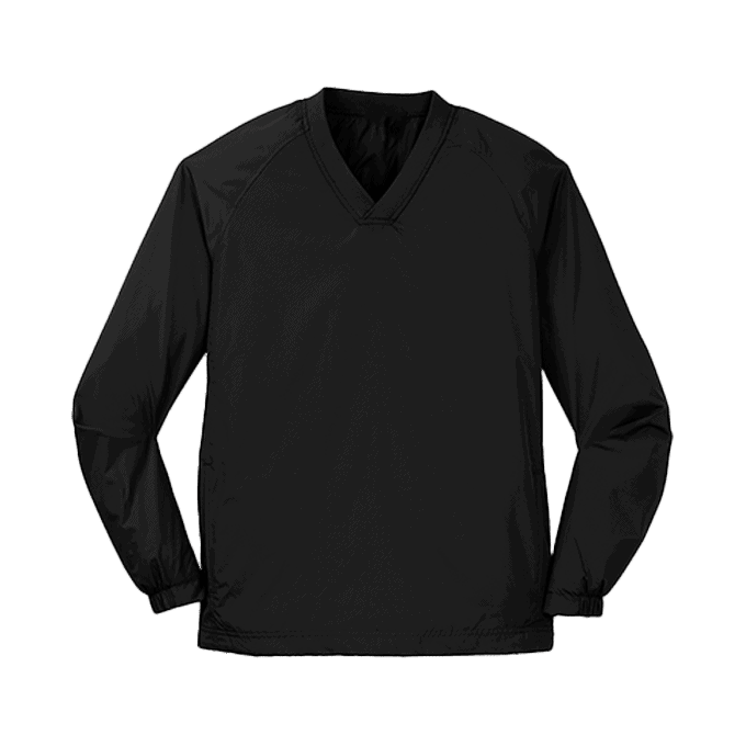 V-Neck Full Sleeve Men Custom Golf Windshirts GLFWS14104 - Image 2