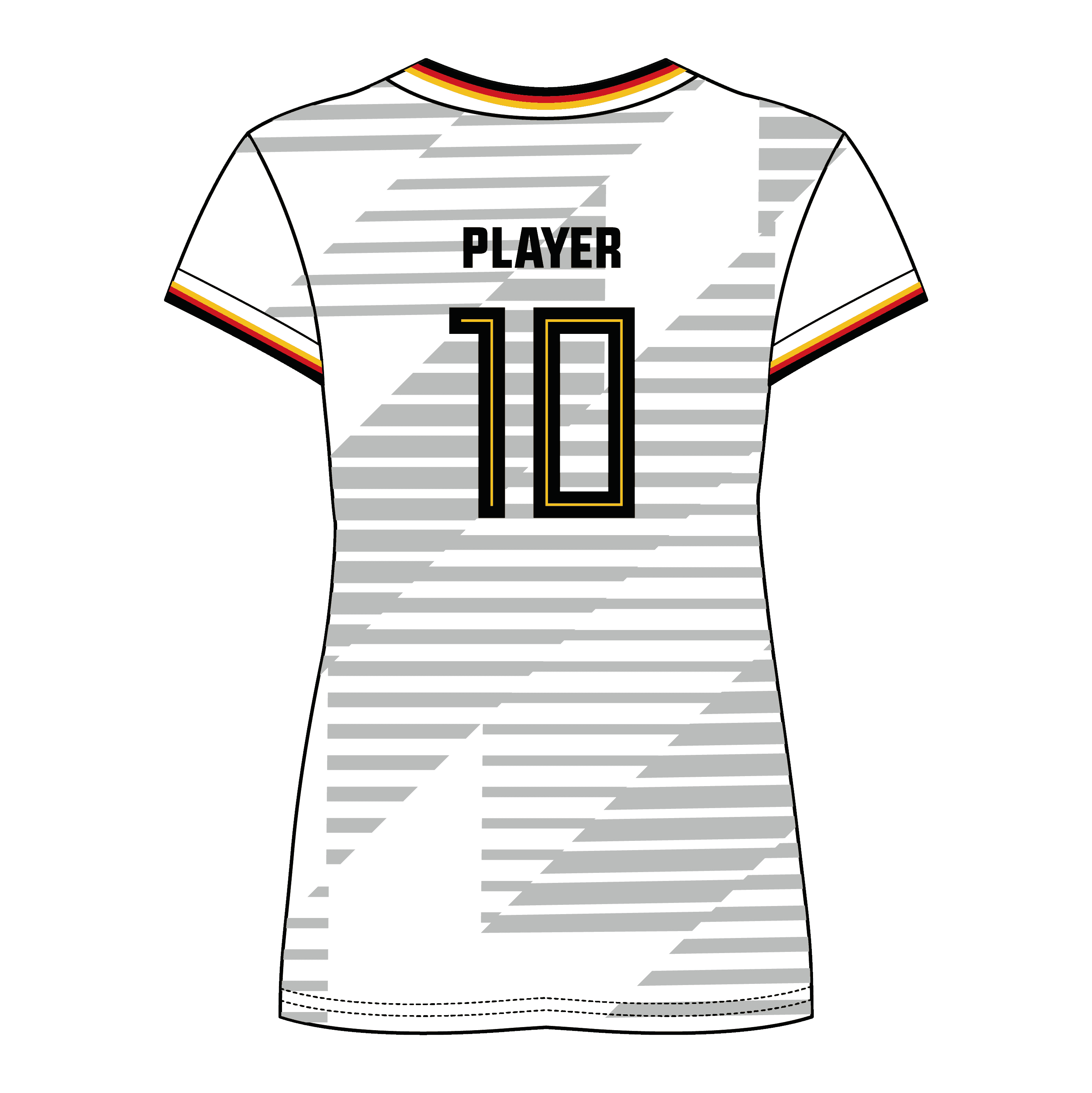 V-Neck Short Sleeve Women Custom Volleyball Jerseys VLBJR4003 - Image 4