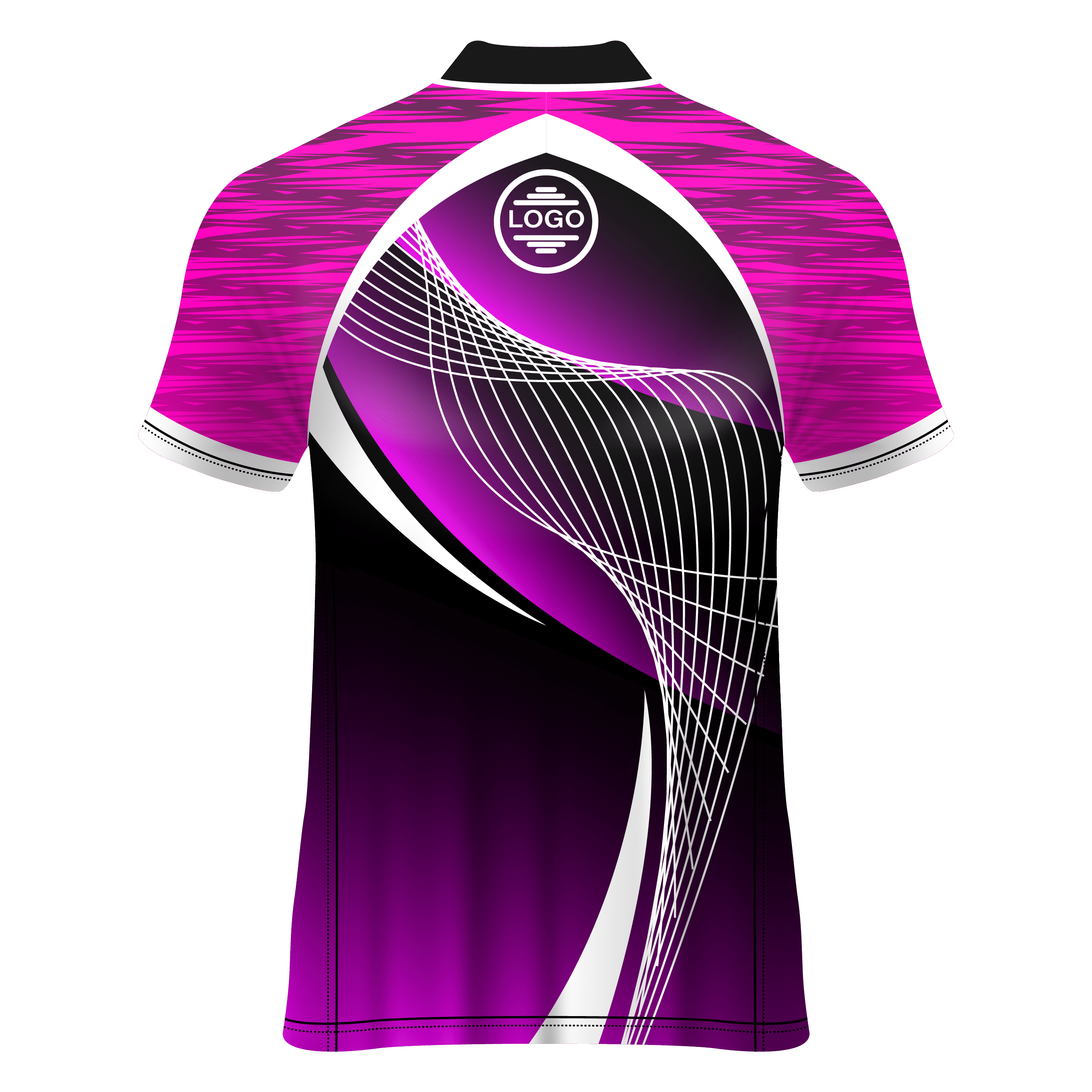 Polo Neck Short Sleeve Men Custom Sublimated Jerseys SBTSI18254 - Image 2