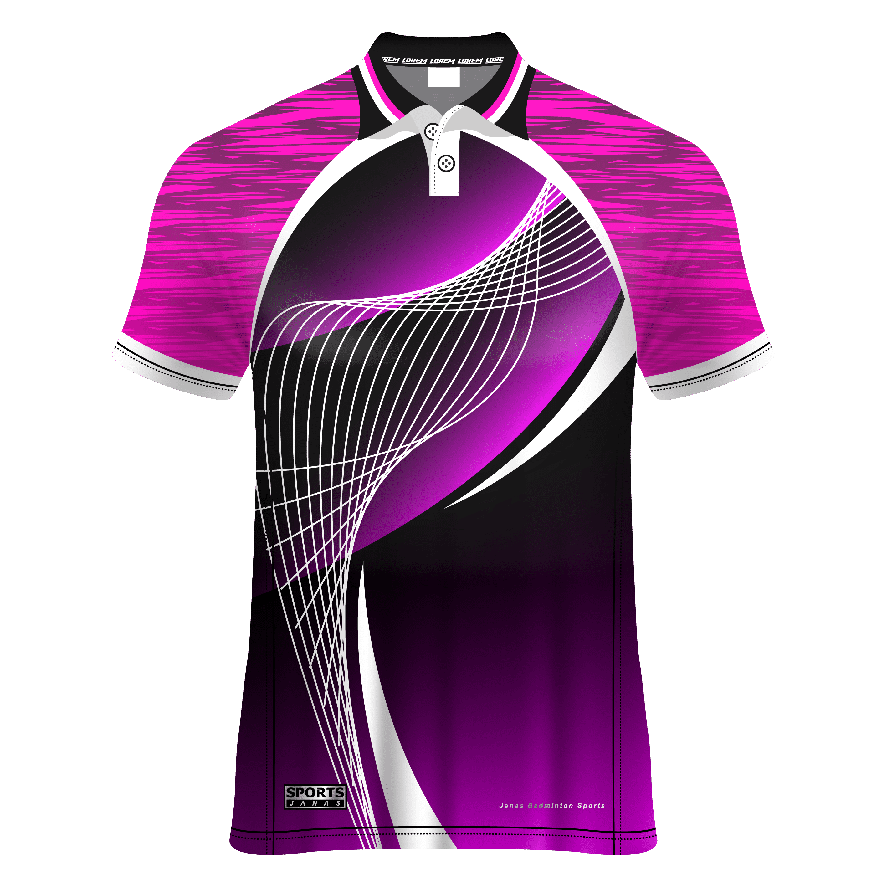 Polo Neck Short Sleeve Men Custom Sublimated Jerseys SBTSI18254 - Image 3