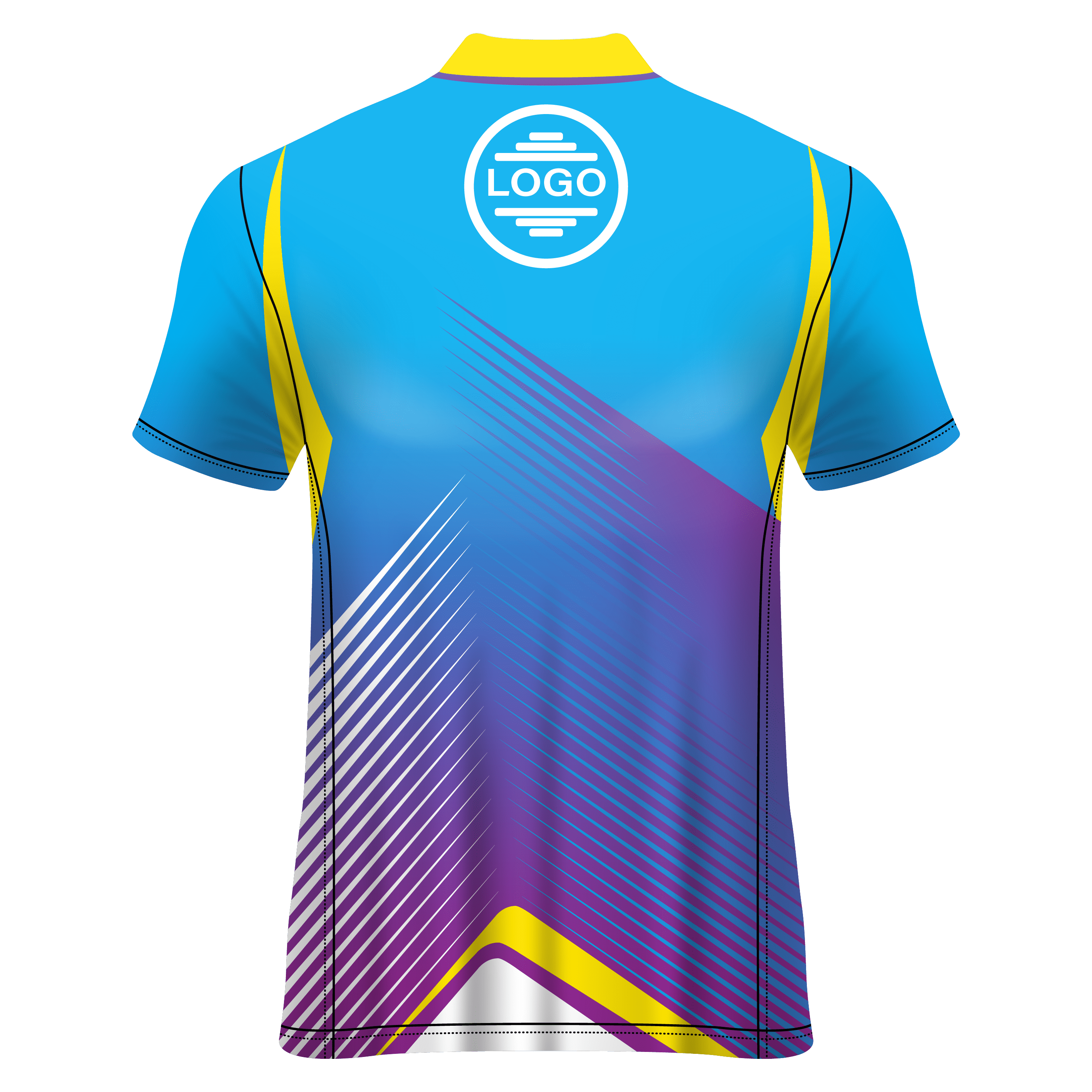 Polo Neck Short Sleeve Men Custom Sublimated Jerseys SBTSI18258 - Image 2