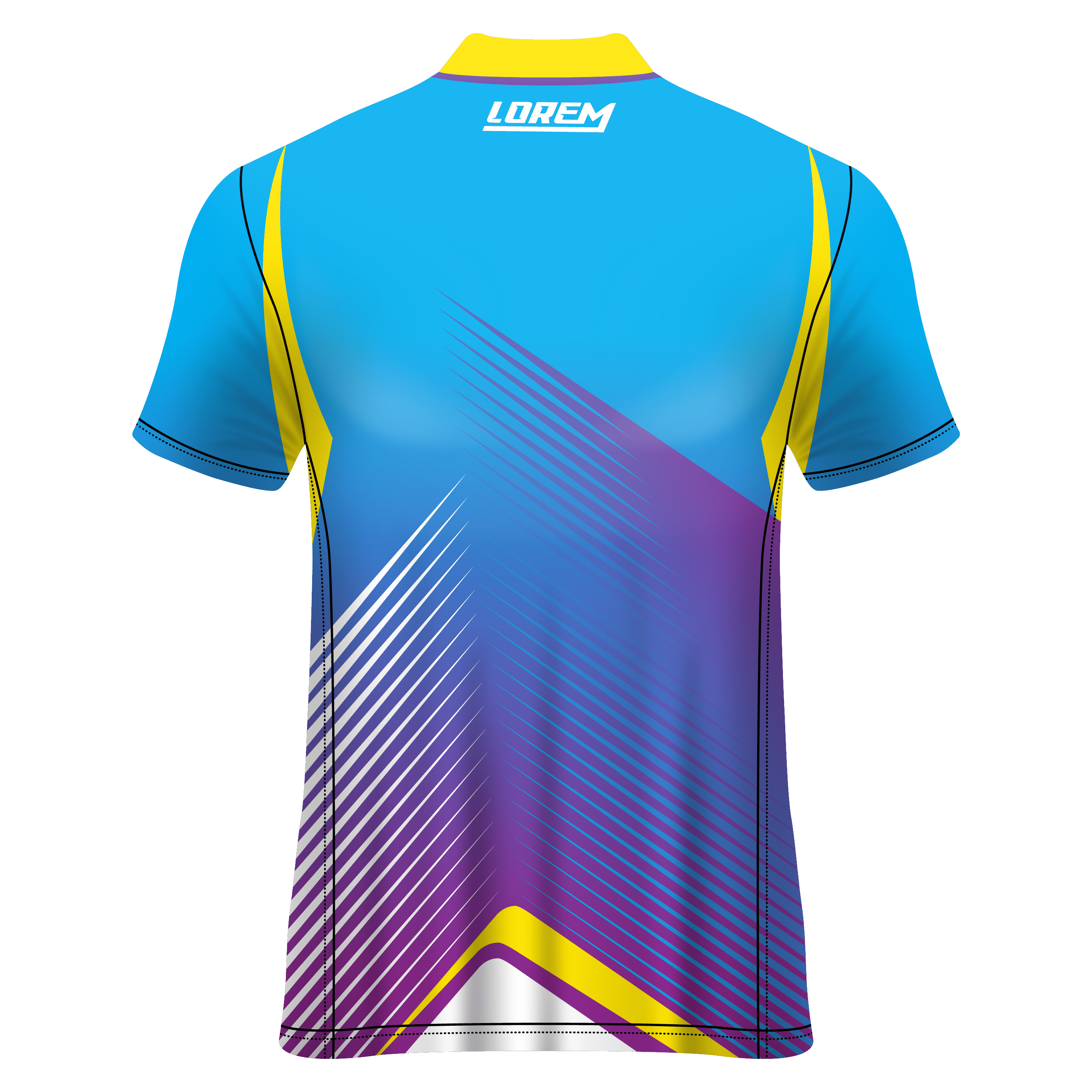 Polo Neck Short Sleeve Men Custom Sublimated Jerseys SBTSI18258 - Image 4