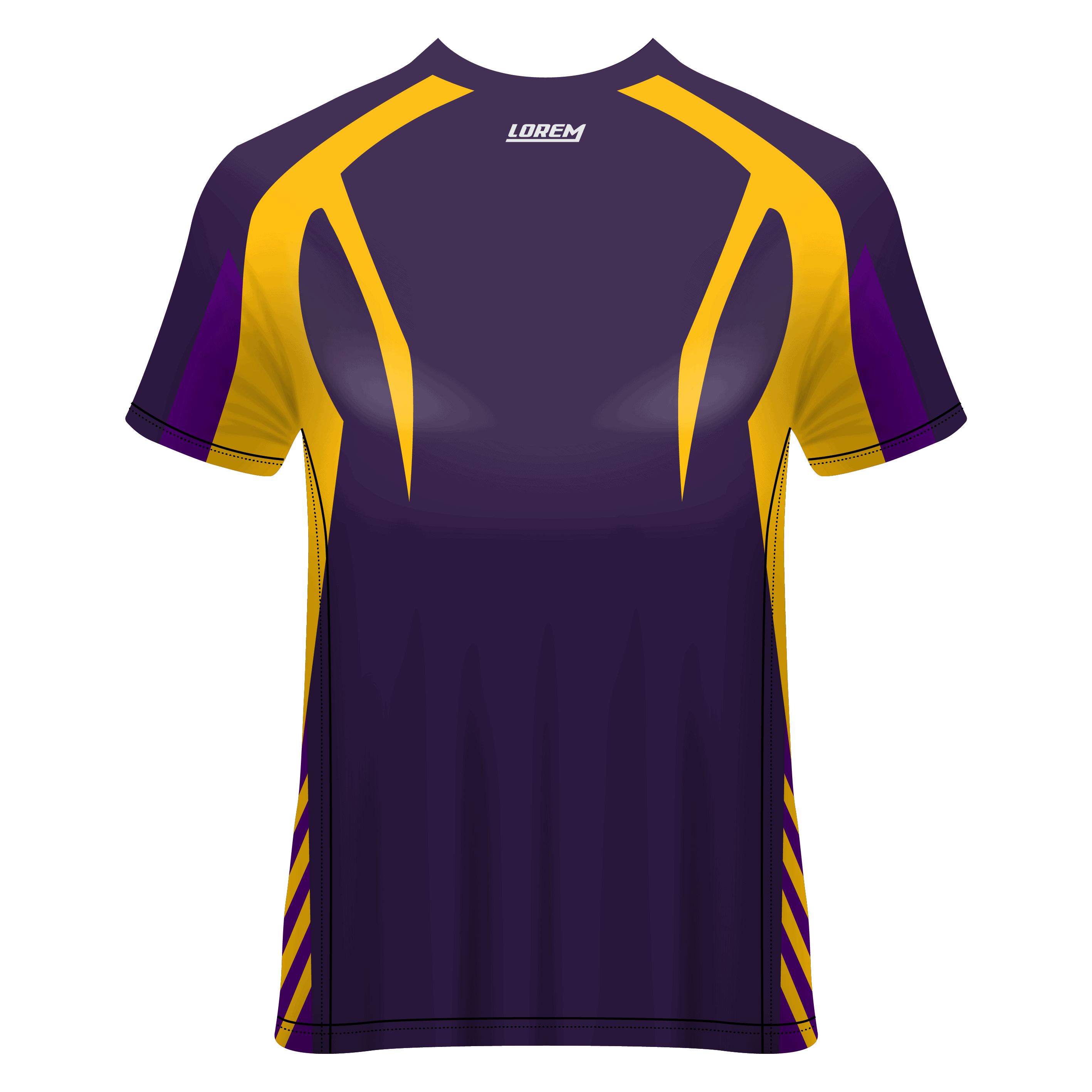 V- Neck Short Sleeve Men Custom Sublimated Jerseys SBTSI18288 - Image 4