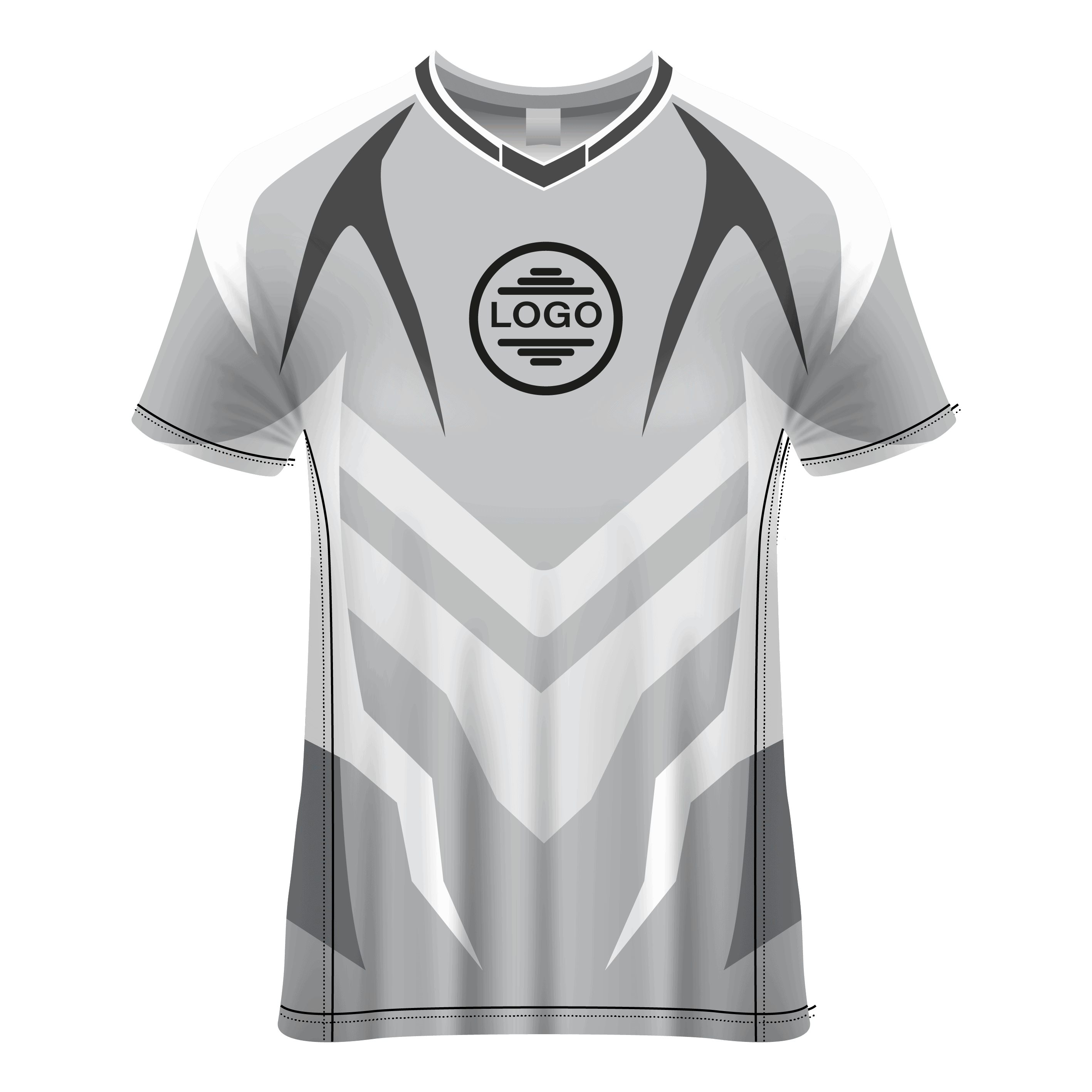 V- Neck Short Sleeve Men Custom Sublimated Jerseys SBTSI18297