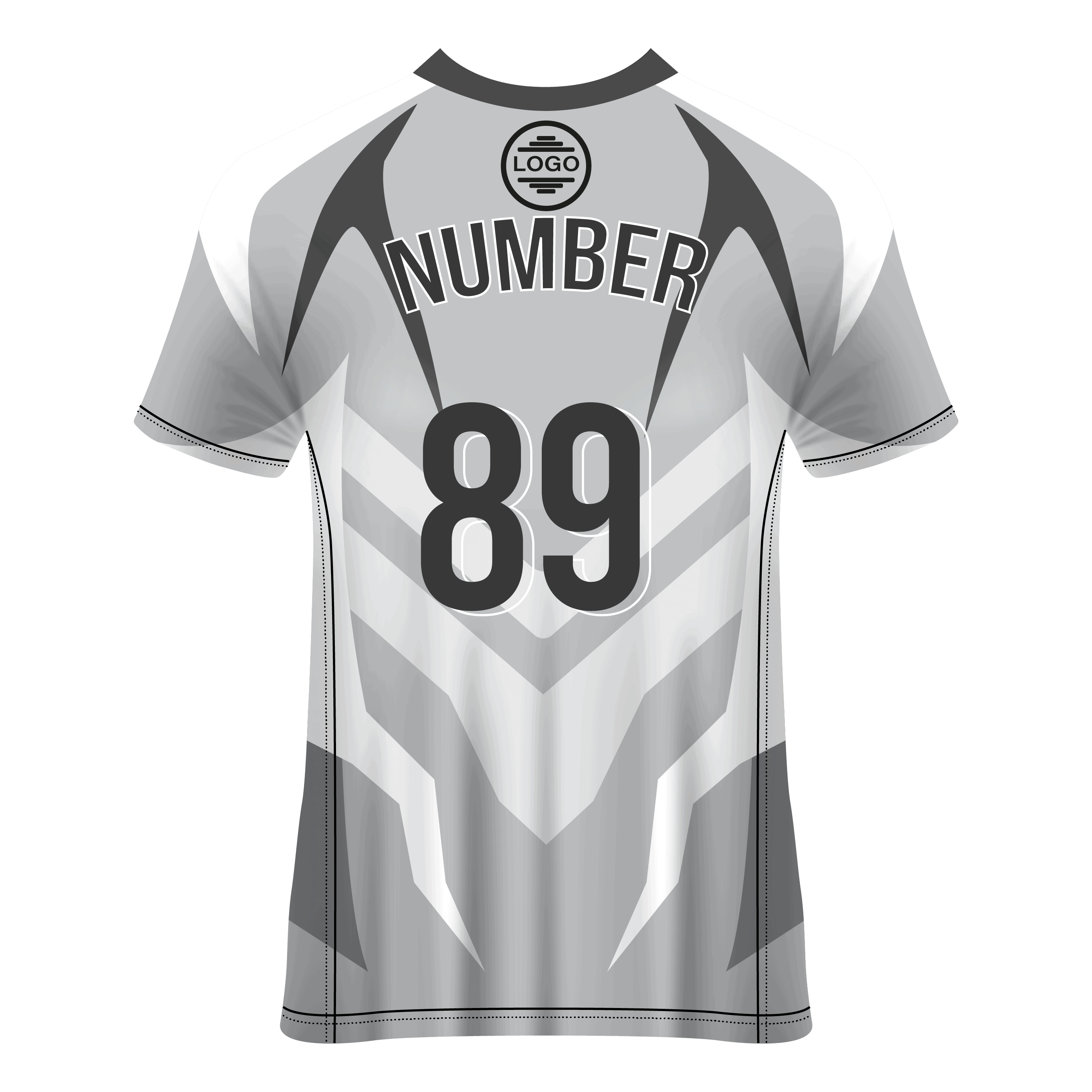 V- Neck Short Sleeve Men Custom Sublimated Jerseys SBTSI18297 - Image 2