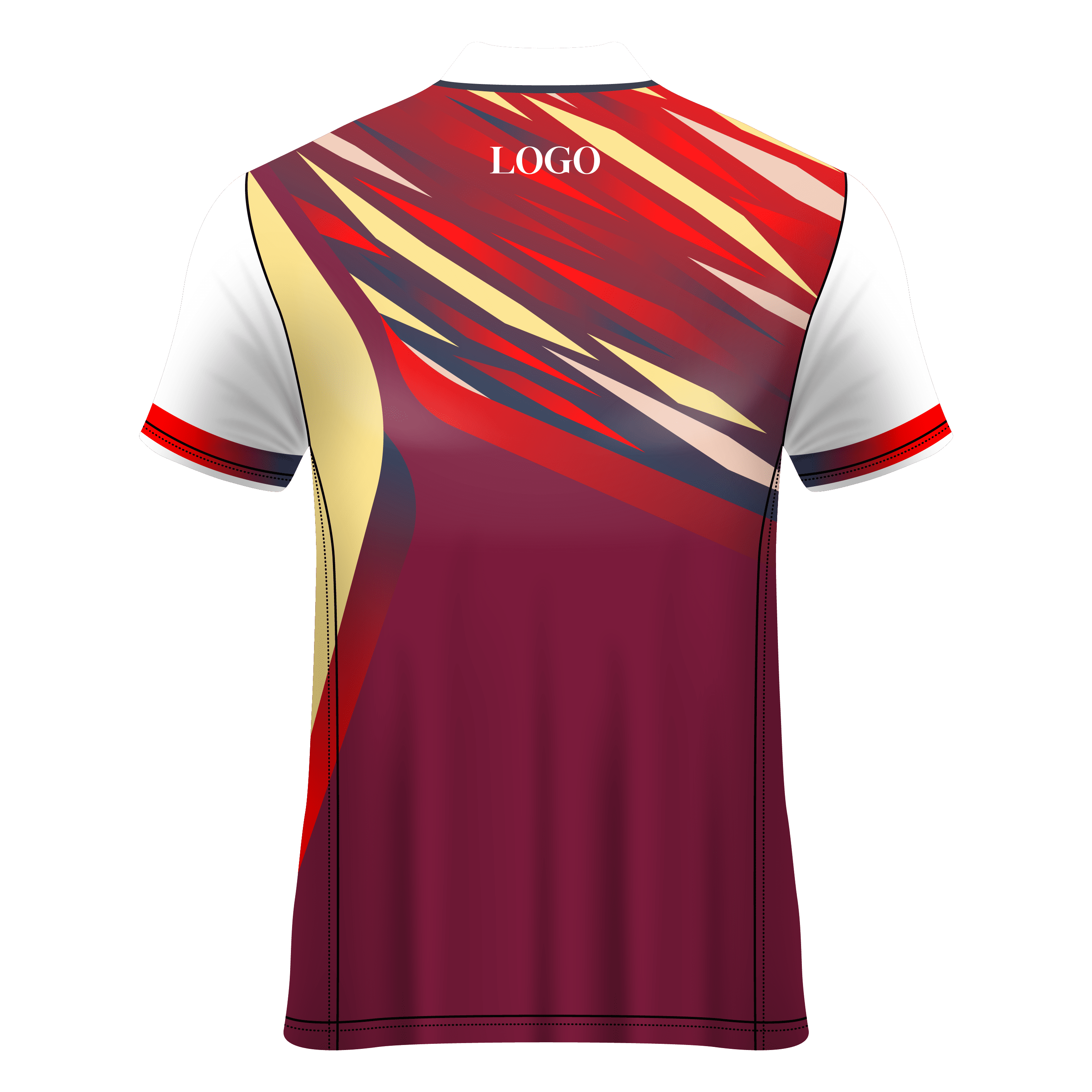 Polo Neck Short Sleeve Men Custom Sublimated Jerseys SBTSI1829920 - Image 2