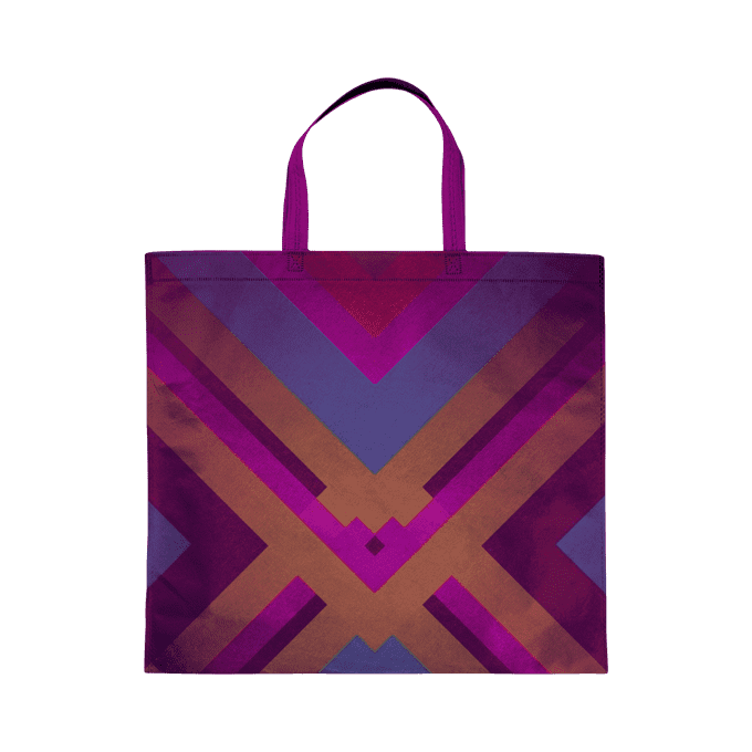 Printed Washable Custom Sublimated Tote Non-woven Bags TNWBG20302 - Image 2