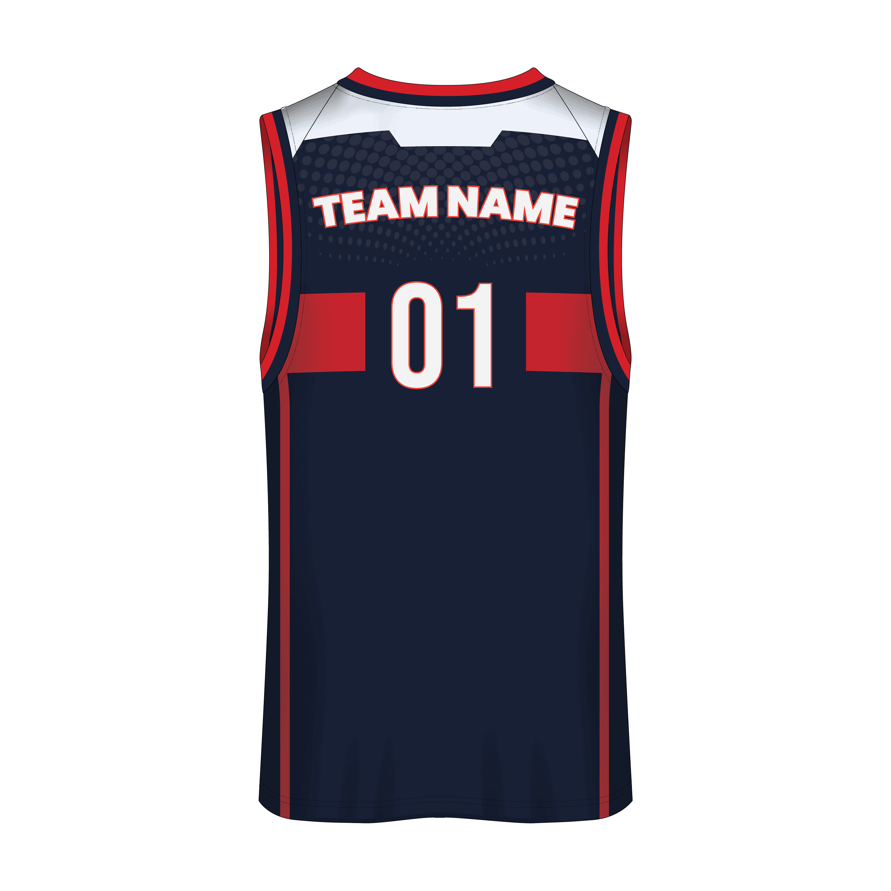 V-Neck Men Custom Basketball Jerseys BKBJR2008 - Image 2