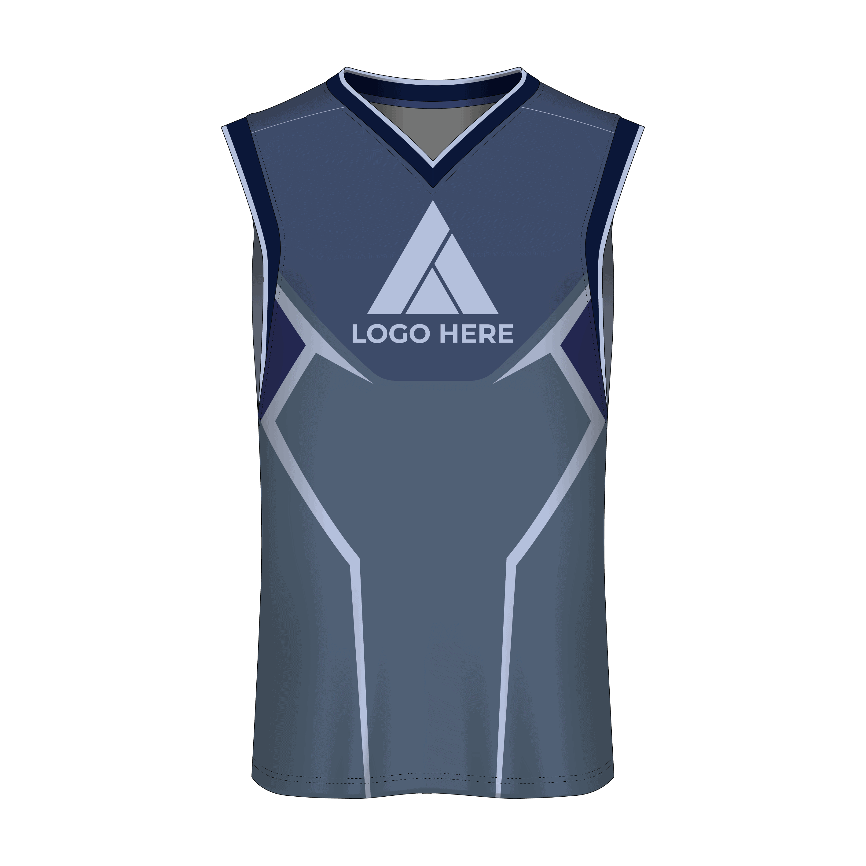V-Neck Men Custom Basketball Jerseys BKBJR2010
