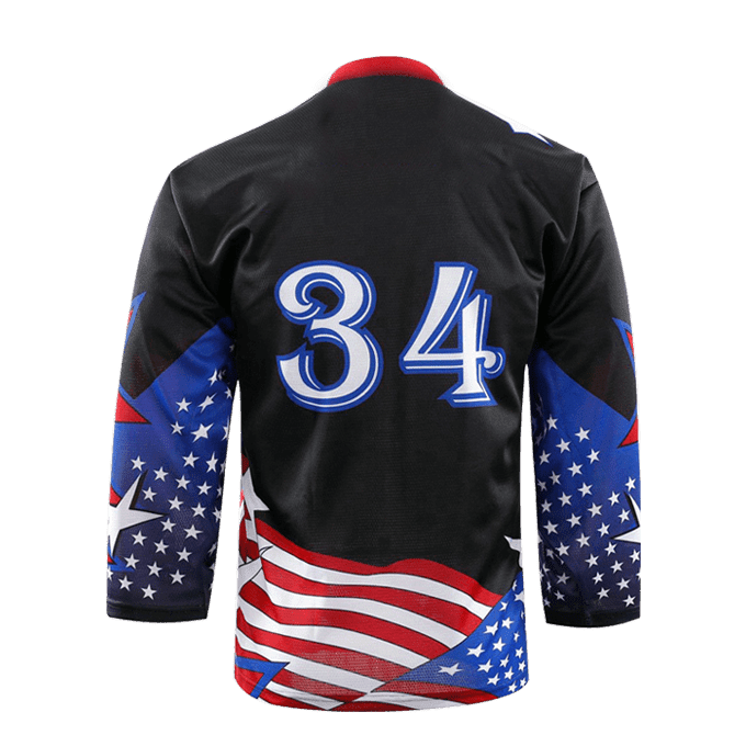 V-Neck Full Sleeve Men Custom Ice Hockey SweatShirts IHKSS5303 - Image 3