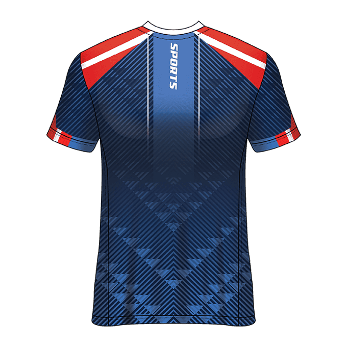 V- Neck Short Sleeve Men Custom Sublimated Jerseys SBTJR18003 - Image 4