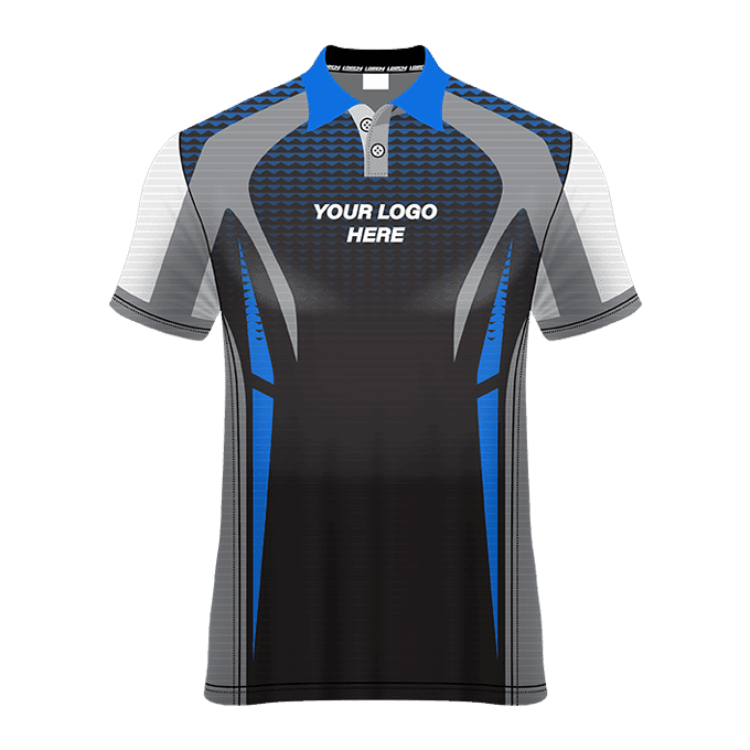 Polo Neck  Short Sleeve Men Custom Sublimated Jerseys SBTJR18045