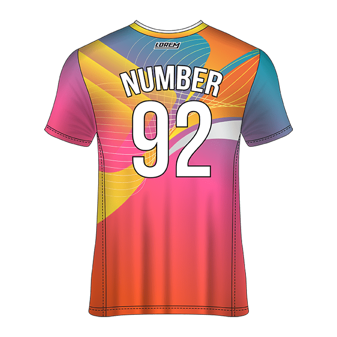 V-Neck Short Sleeve Men Custom Sublimated Jerseys SBTJR18097 - Image 4