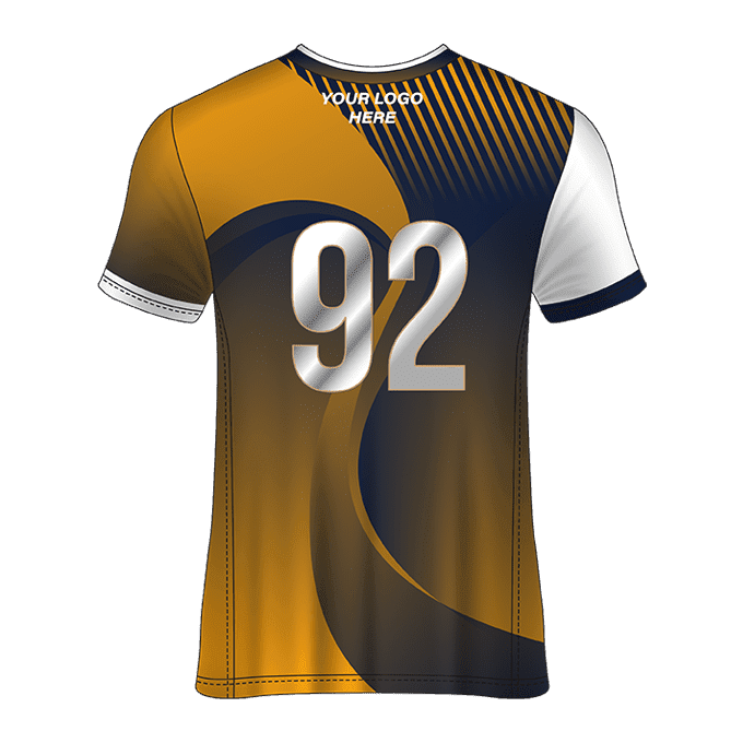 V- Neck Short Sleeve Men Custom Sublimated Jerseys SBTJR1809904 - Image 2