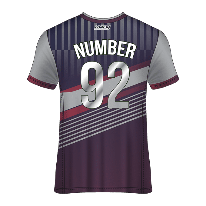 V- Neck Short Sleeve Men Custom Sublimated Jerseys SBTJR1809906 - Image 4