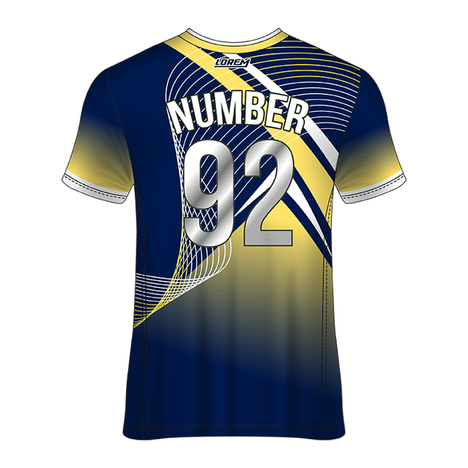 V- Neck Short Sleeve Men Custom Sublimated Jerseys SBTJR1809914 - Image 4