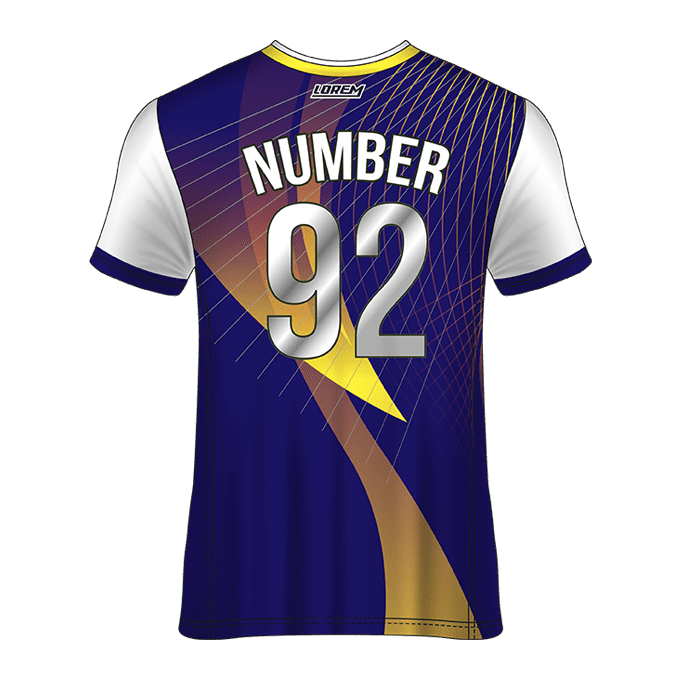 V- Neck Short Sleeve Men Custom Sublimated Jerseys SBTJR1809915 - Image 4