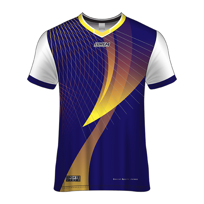 V- Neck Short Sleeve Men Custom Sublimated Jerseys SBTJR1809915 - Image 3