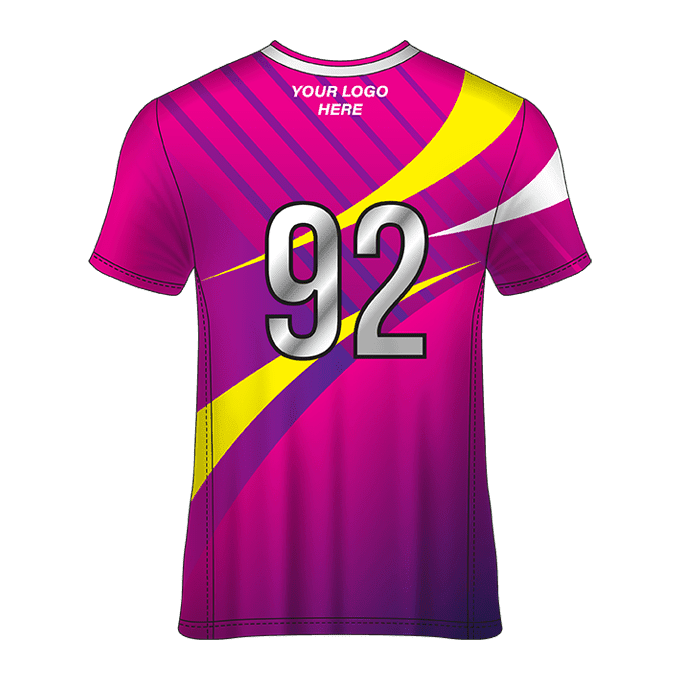 V- Neck Short Sleeve Men Custom Sublimated Jerseys SBTJR1809926 - Image 2