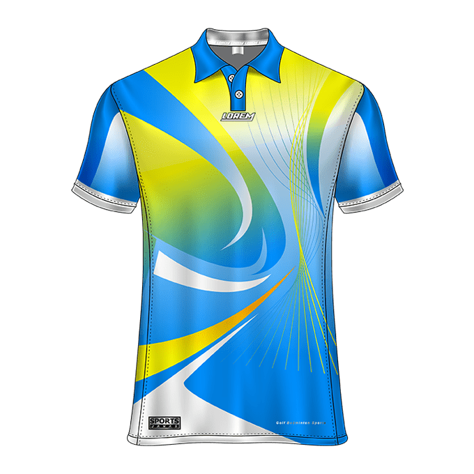 Polo Neck Short Sleeve Men Custom Sublimated Jerseys SBTJR1809962 - Image 3