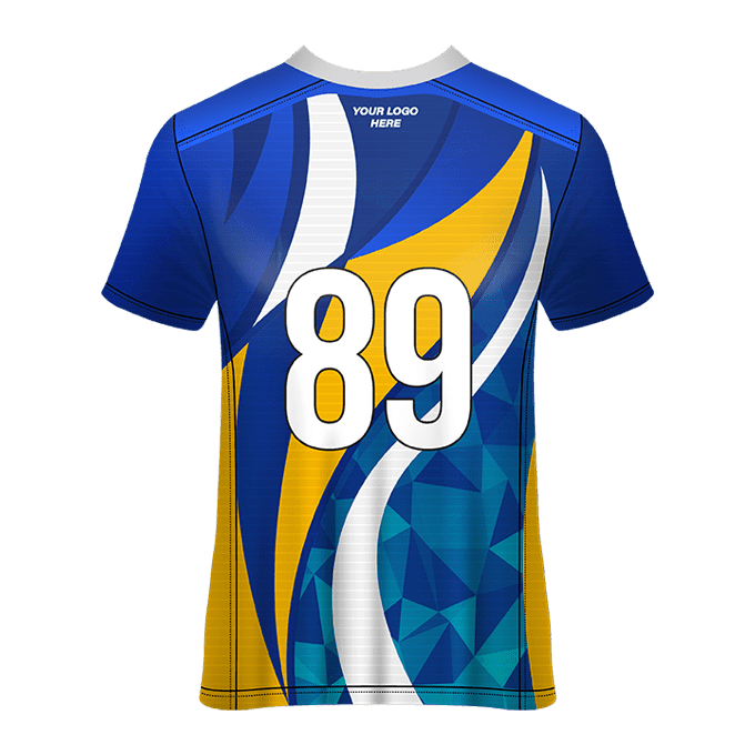 V- Neck Short Sleeve Men Custom Sublimated Jerseys SBTSI18222 - Image 2
